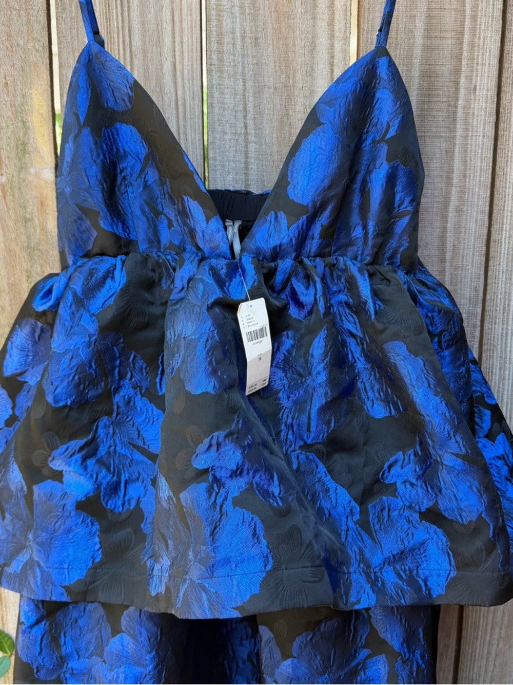 NWT/ by Anthropologie sleeveless open back midi dress/medium - Picture 3 of 11